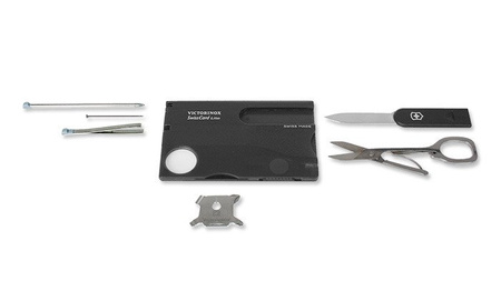 Victorinox Lite Swiss Card Essential - Transparent Black - 0.7333.T3