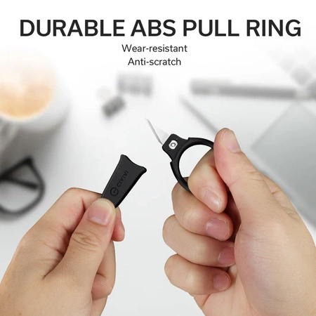 Civivi Quick Snip Black ABS with Rubber Coating, 6Cr13 (C22022A-1) neck knife