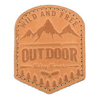 Fosco Industries - Outdoor leather patch with Velcro
