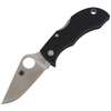 Spyderco Manbug Lightweight Black Plain Folding Knife - MBKP