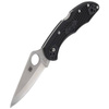 Spyderco Delica 4 FRN Black Plain Folding Knife (C11PBK)