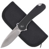 CIVIVI Elementum Flipper Black G10 knife, Satin Finish (C907A)