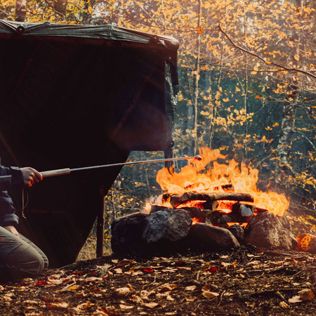 Stabilotherm - Telescopic campfire stick - Teleskopisk grill stick