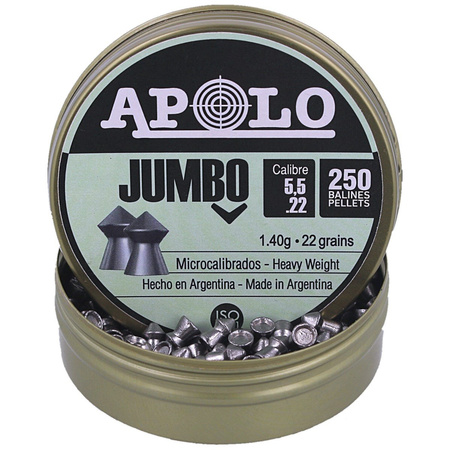 Apolo Jumbo 5.5 mm shotgun shells 250 pcs. 1.40g/22.0gr (19921)