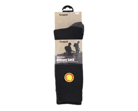 Merino Wool Military Sock - Snugpak - Black