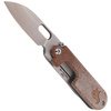 BlackFox Bean Gen2 Natural Micarta Folding Knife by Panchenko (BF-719 MIN)