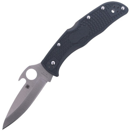 Spyderco Endela FRN Black Emerson Opener Plain Folding Knife (C243PGYW)