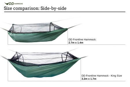 DD Hammocks Frontline XL King Size Hammock - Olive