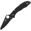 Spyderco Salt 2 Black / Black Blade Plain Folding Knife - C88PBBK2