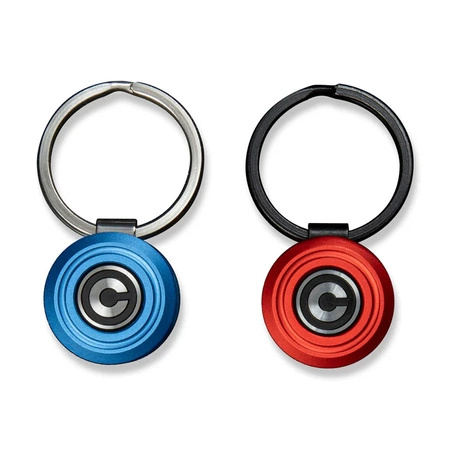 Civivi Pocket Key Coin Organize Blue/Red Aluminum Keyring Set by Ostap Hel (C23056-3)