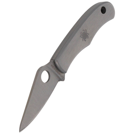 Spyderco Bug Stainless Steel Plain Folding Knife - C133P