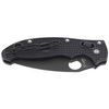 Spyderco Manix 2 Lightweight Black Blade Plain Folding Knife - C101PBBK2