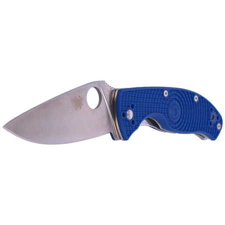 Spyderco Tenacious FRN Blue CPM S35VN Plain Folding Knife (C122PBL)