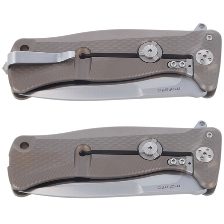 LionSteel SR11 Titanium Bronze, Satin Finish (SR11 B) knife