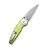 Civivi Starflare Folding Knife Lime Green Aluminum, Satin Nitro-V (C23052-3)