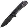 CIVIVI Elementum Flipper Knife Shredded Carbon Fiber / Silvery Shred, Black Damascus (C907C-DS2)