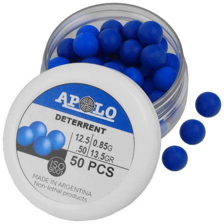 Apolo - Deterrent Poly Light polymer bullets .50 cal, 0.85 g, 50 pcs.