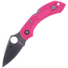 Spyderco Dragonfly 2 FRN Pink S30V Plain Folding Knife (C28FPPNS30V2)