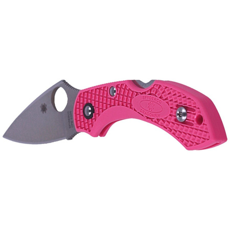 Spyderco Dragonfly 2 FRN Pink S30V Plain Folding Knife (C28FPPNS30V2)
