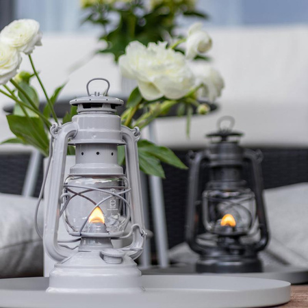 Oil lamp - Feuerhand Hurricane Lantern 276 - Nordic Grey