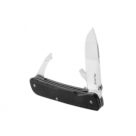 Ruike LD21-B folding pocket knife, multifunction, black