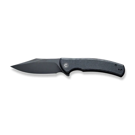 Civivi Sinisys Black Coarse G10 knife, Black Stonewashed 14C28N (C20039-1)