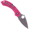 Spyderco Dragonfly 2 FRN Pink S30V Plain Folding Knife (C28FPPNS30V2)
