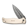 Civivi Incindie Ivory G10 Folding Knife, Damascus (C23053-DS1)