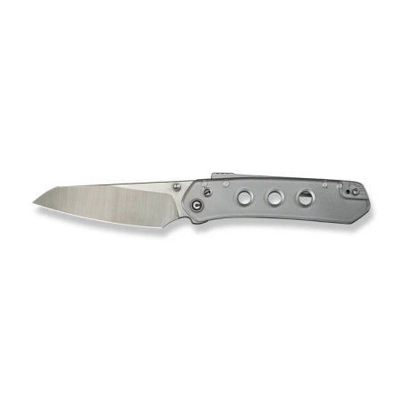 Civivi Vision FG Folding Knife Clear Lexan, Satin / Stonewashed Nitro-V by Snecx Tan (C23036-7)