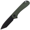 CIVIVI Elementum Flipper Green Micarta, Black Stonewashed knife (C907T-E)