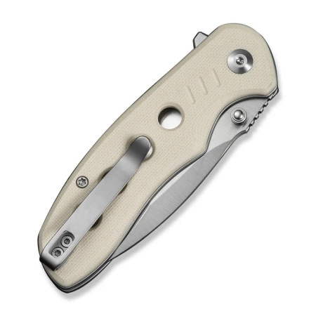 Civivi Triptych Ivory G10 Folding Knife, Satin 14C28N (C23085B-2)