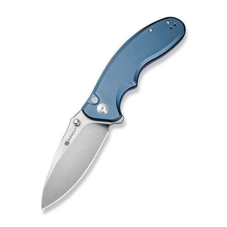 Sencut Cybrix Blue Aluminum, Satin 9Cr18MoV Folding Knife (S23098A-4)