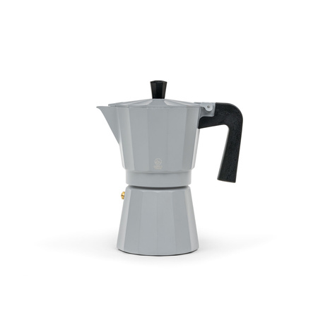 Leopold Vienna - Moshi 6 cups Italian coffee machine - grey