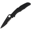 Spyderco Endura 4 FRN Black/Black Blade Combination Folding Knife (C10PSBBK)