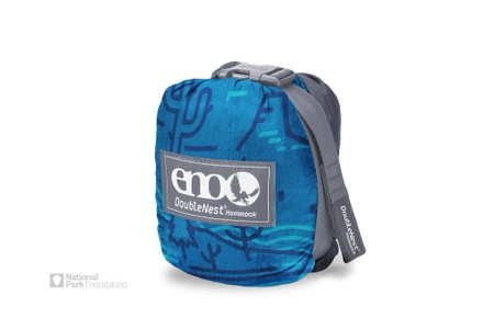 ENO DoubleNest PRINT Giving Back Hiking Hammock - Outside NPF/Charcoal