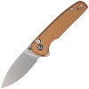 Civivi Knife Mini Shakan Folding Knife Coyote Brown Aluminum, Satin Nitro-V (C20052F-3)