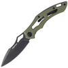 FoxEdge Sparrow G10 OD Green Stone Washed PVD Folding Knife by Denis Simonutti (FE-033)