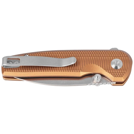 Civivi Knife Mini Shakan Folding Knife Coyote Brown Aluminum, Satin Nitro-V (C20052F-3)