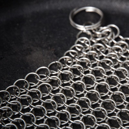 Chain cleaner for pans and cauldrons - Petromax Chain Mail Cleaner