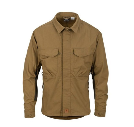 Helikon Woodsman Shirt - Coyot / Taiga Green