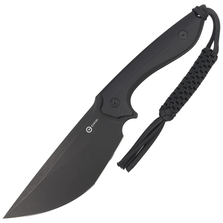 Civivi Concept 22 Black G10, Black Stonewashed D2 knife by Tuffknives - Geoff Blauvelt (C21047-1)