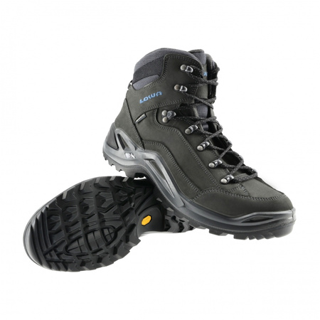 Lowa Renegade GTX Mid boots - anthracite/blue