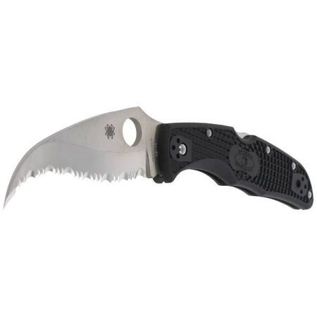 Spyderco Matriarch 2 FRN Black Spyder Folding Knife (C12SBK2)