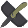 Civivi Button Lock Elementum II OD Green G10, Black Stonewashed Nitro-V knife (C18062P-3)