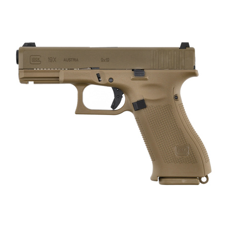 Glock - Replica ASG pistol Glock 19X 6 mm coyote green gas
