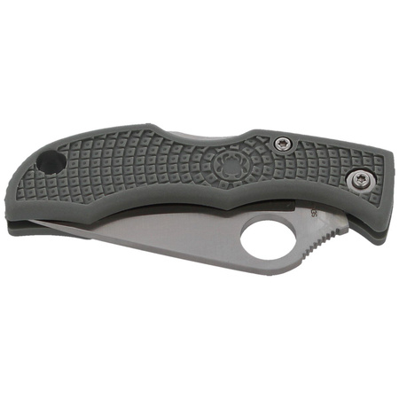 Spyderco Ladybug 3 Foliage Green FRN Plain Folding Knife - LFGP3