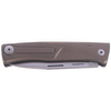 LionSteel Thrill Titanium Bronze / Satin Blade Folding Knife (TL BR)