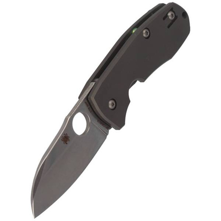 Spyderco Techno 2 Titanium Plain Folding Knife (C158TIP2)