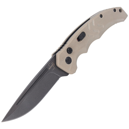 Böker Plus - Intention II automatic knife Coyote G10, Stonewashed (01BO483)