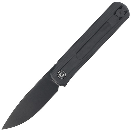 Civivi Foldis Black G10 knife, Black Stonewashed Nitro-V by Ostap Hel (C21044-3)